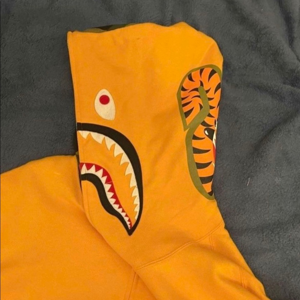 BAPE Shark Full Zip Hoodie (yellow)